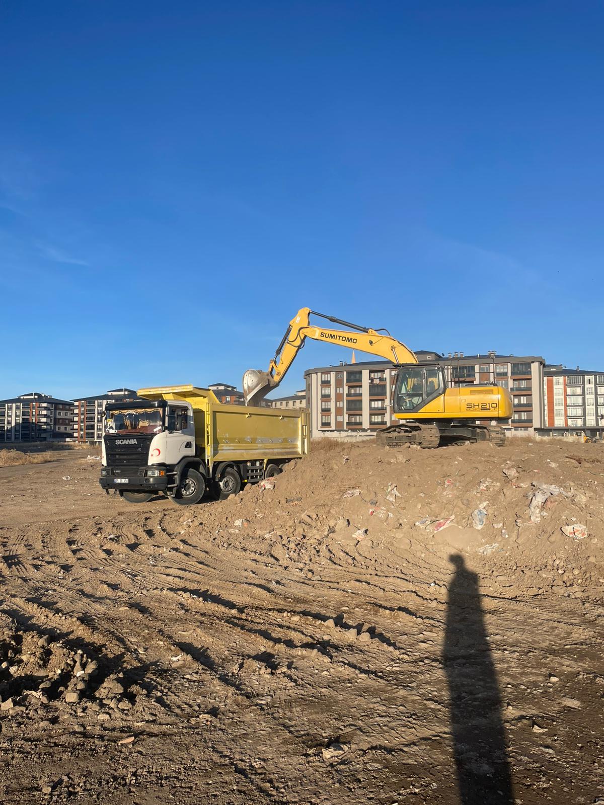 Sanayi Alanı Kazı Çalışması